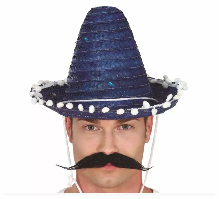 Translation missing: pt-PT.Sombrero de Mexicano con Borlas en varios colores de 33 cm