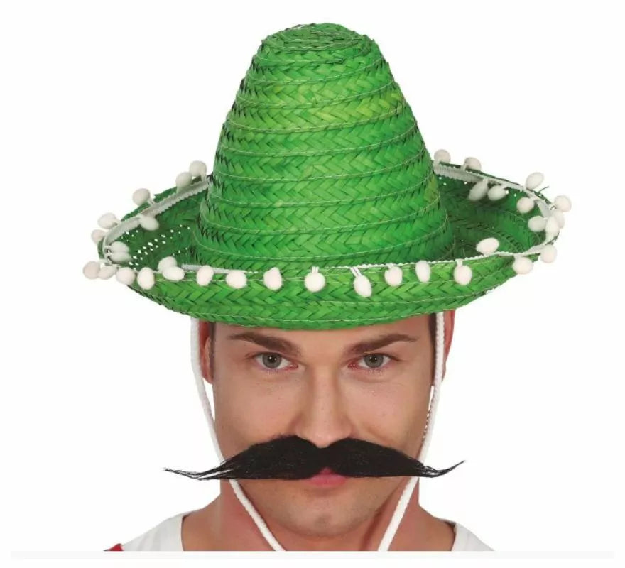 Translation missing: pt-PT.Sombrero de Mexicano con Borlas en varios colores de 33 cm