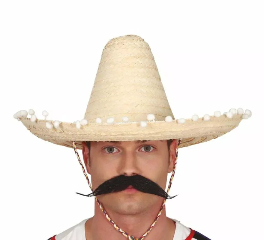 Translation missing: pt-PT.Sombrero de Mexicano con Borlas en varios colores de 45 cm