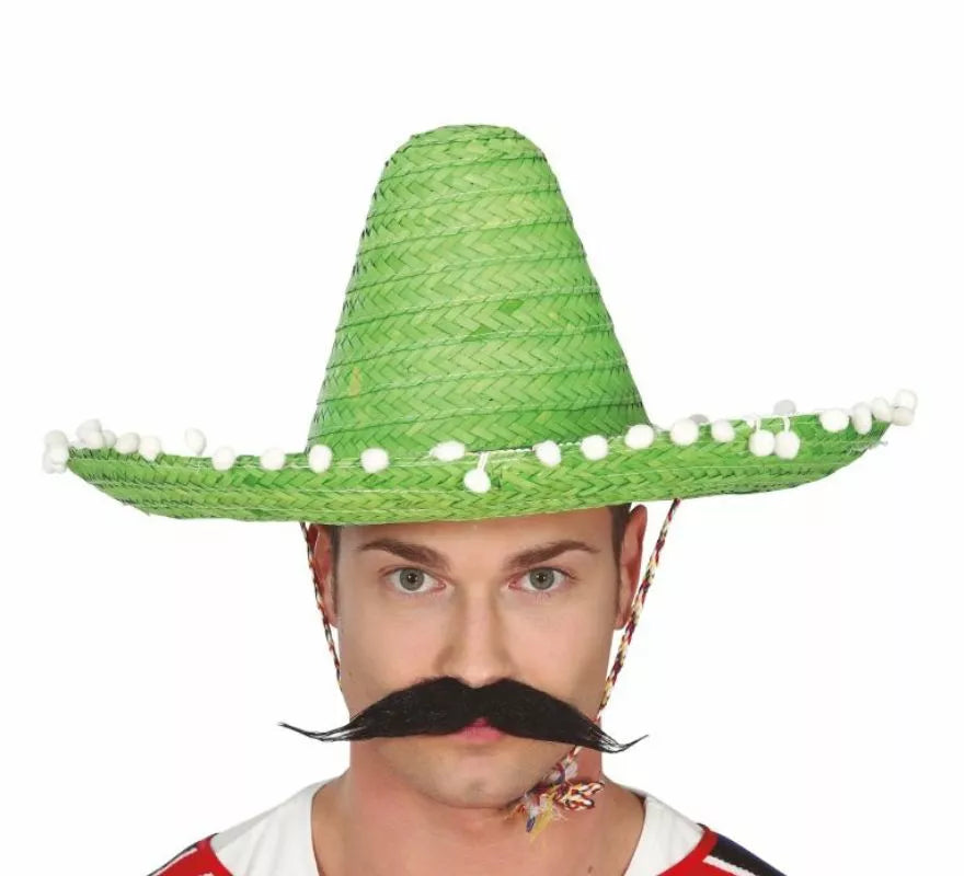 Translation missing: pt-PT.Sombrero de Mexicano con Borlas en varios colores de 45 cm