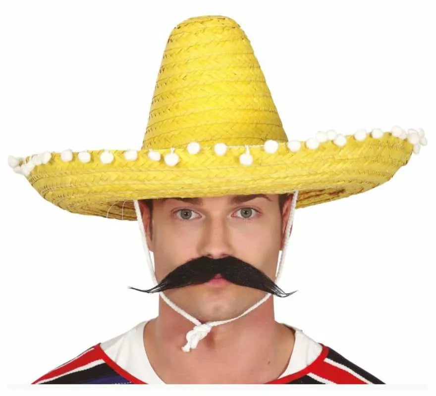 Translation missing: pt-PT.Sombrero de Mexicano con Borlas en varios colores de 50 cm