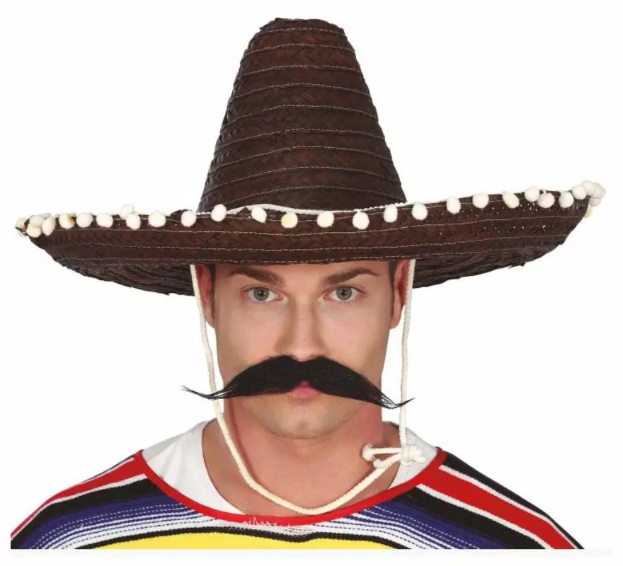 Translation missing: pt-PT.Sombrero de Mexicano con Borlas en varios colores de 50 cm