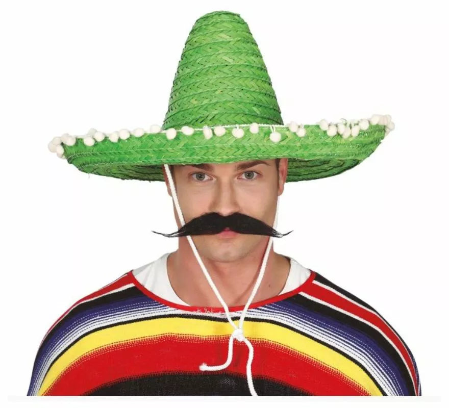 Translation missing: pt-PT.Sombrero de Mexicano con Borlas en varios colores de 50 cm