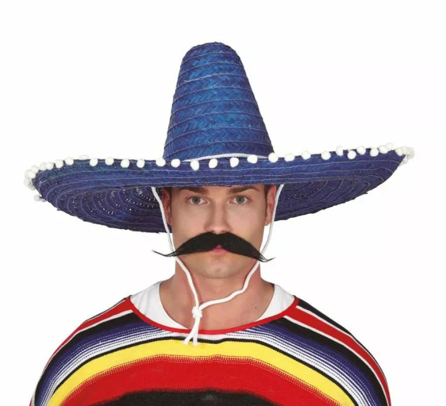 Translation missing: pt-PT.Sombrero de Mexicano con Borlas en varios colores de 60 cm