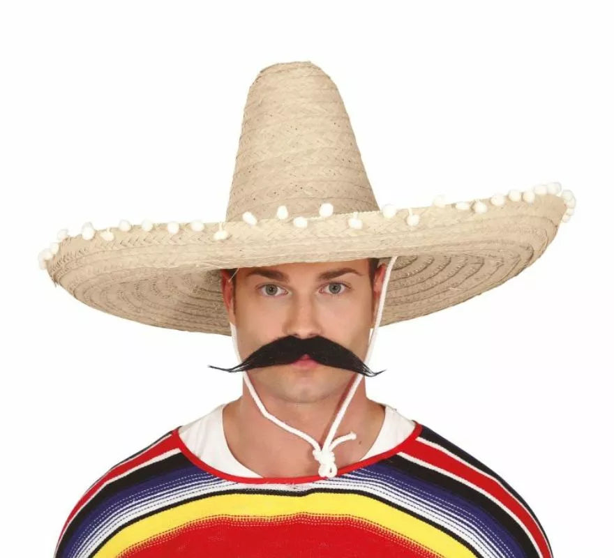 Translation missing: pt-PT.Sombrero de Mexicano con Borlas en varios colores de 60 cm