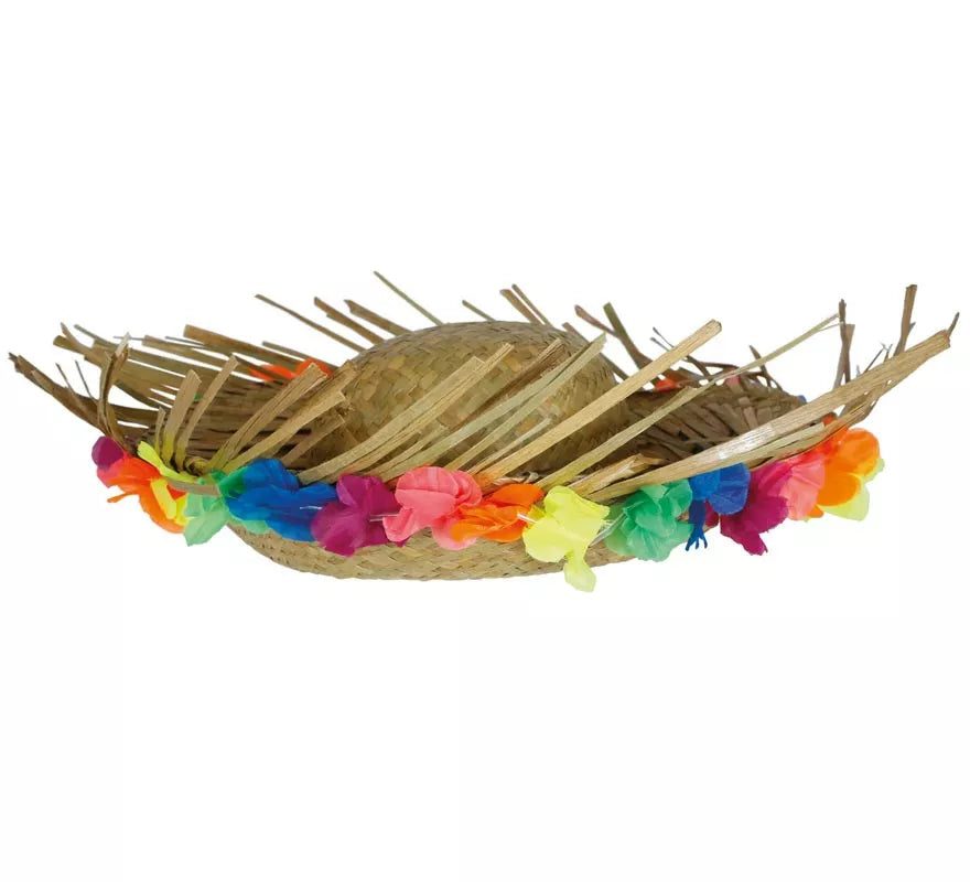 Translation missing: pt-PT.Sombrero de Paja con Flores tropical