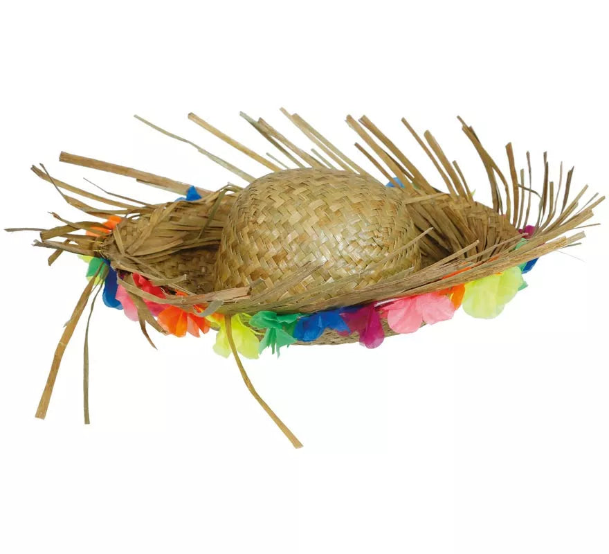 Translation missing: pt-PT.Sombrero de Paja con Flores tropical