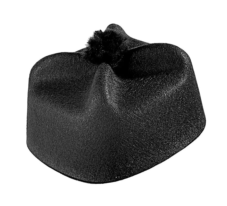 Translation missing: pt-PT.Sombrero de Párroco negro de fieltro adulto