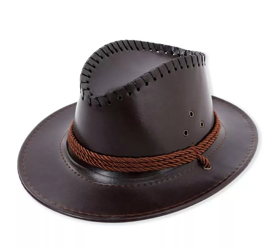 Translation missing: pt-PT.Sombrero de Vaquero con Cuerda en varios colores de cuero infantil