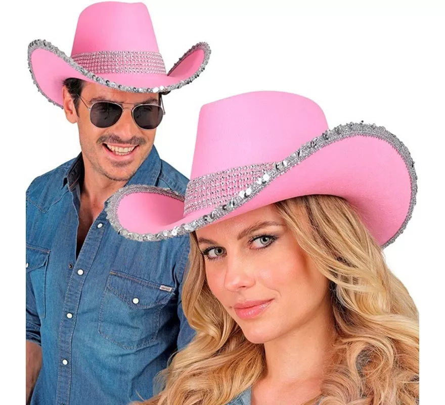 Sombrero de Vaquero con lentejuelas en varios colores