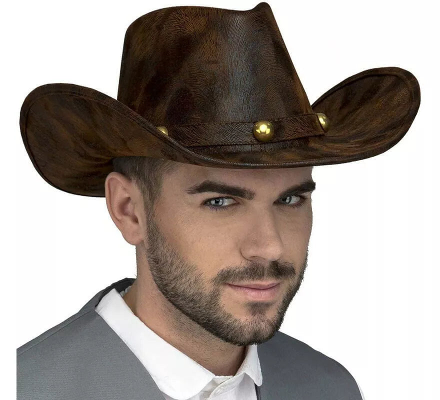 Translation missing: pt-PT.Sombrero de Vaquero efecto Cuero