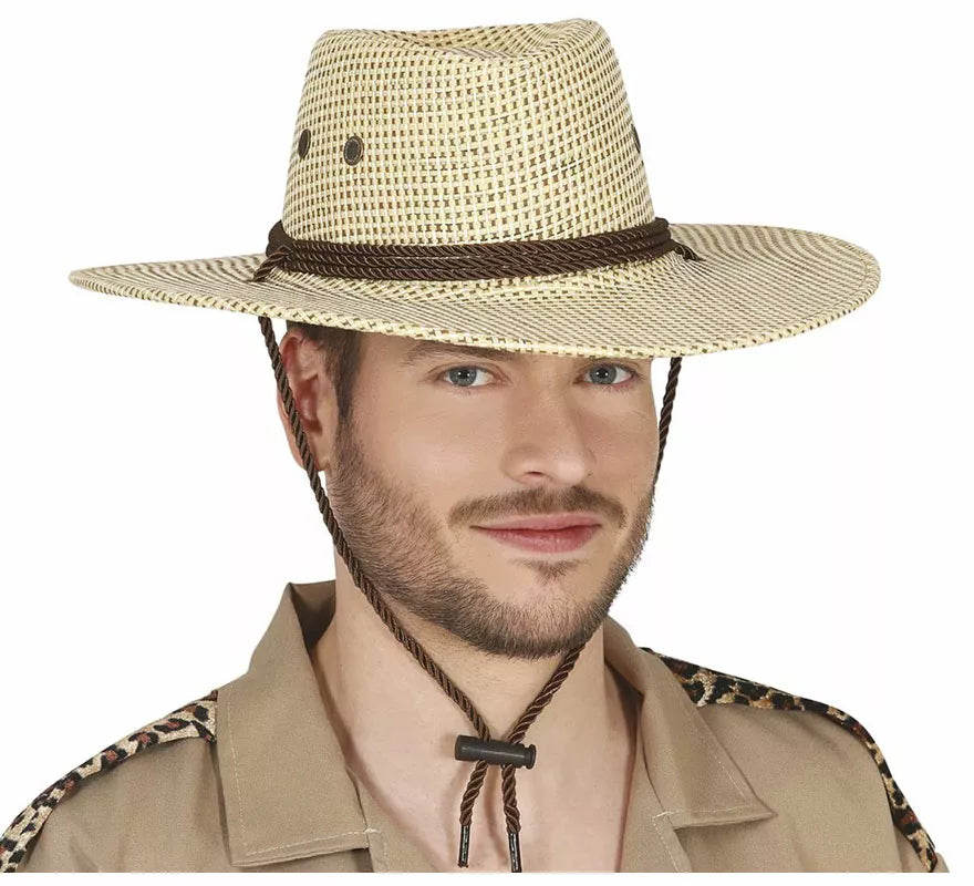 Translation missing: pt-PT.Sombrero de Vaquero o Explorador Marrón de Tela