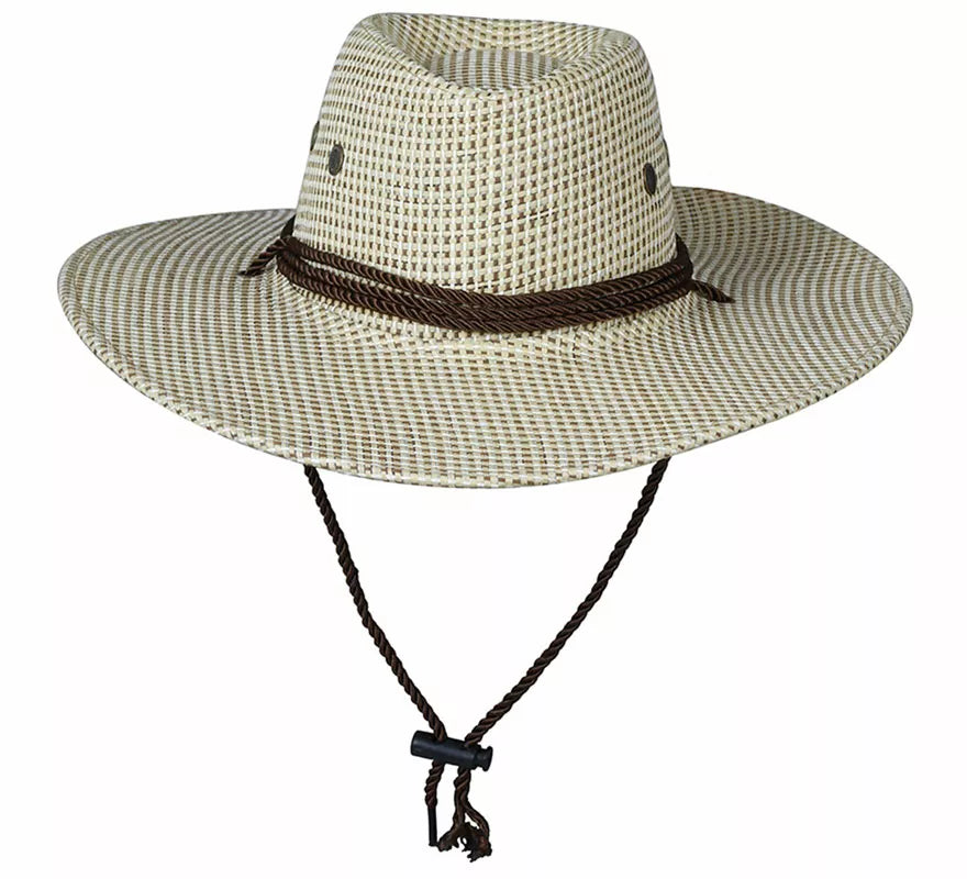 Translation missing: pt-PT.Sombrero de Vaquero o Explorador Marrón de Tela