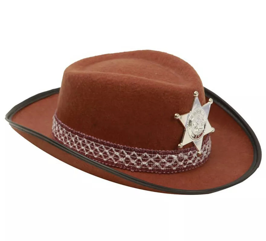Translation missing: pt-PT.Sombrero de Vaquero para niños marrón