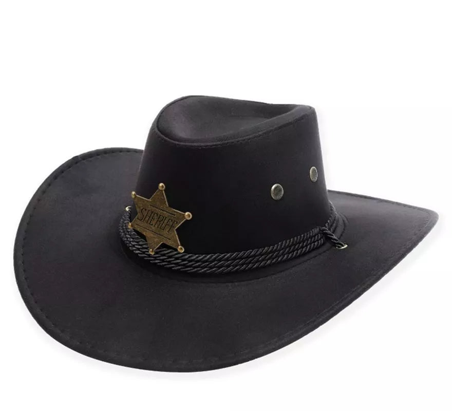 Translation missing: pt-PT.Sombrero de Vaquero Sheriff en varios colores adulto
