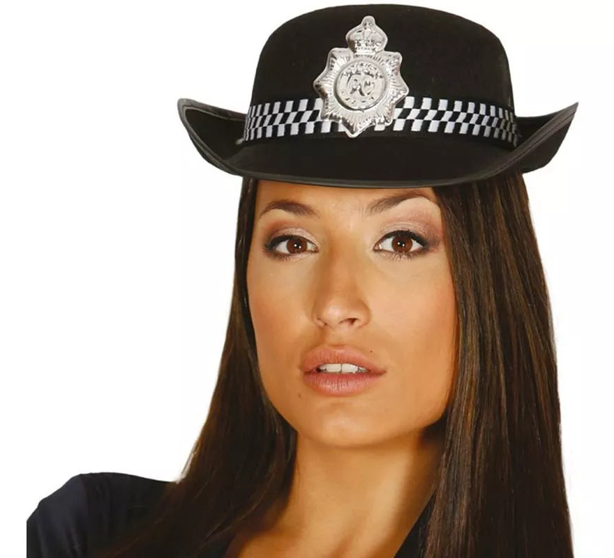 Sombrero fieltro Policia