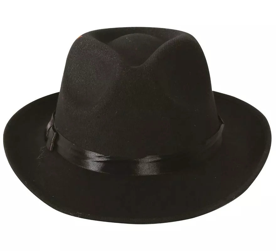 Sombrero gangster negro
