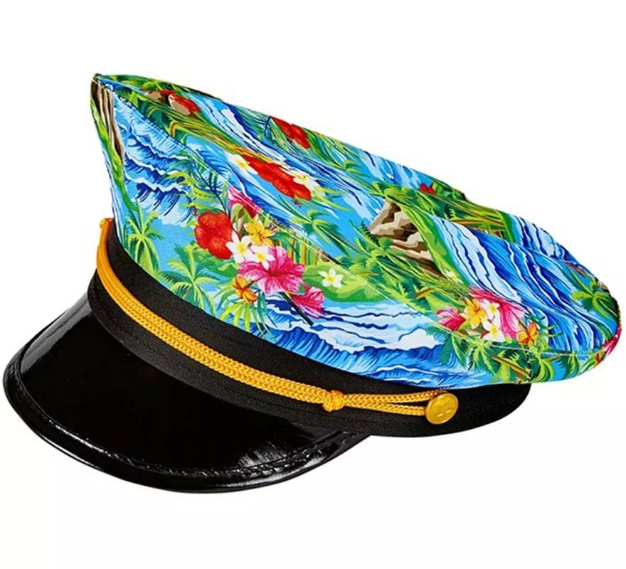 Translation missing: pt-PT.Sombrero Hawaiano de Capitán para adultos