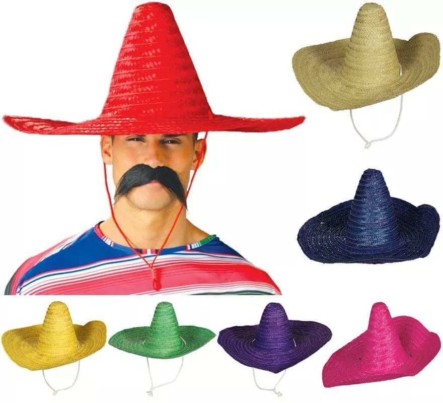 Translation missing: pt-PT.Sombrero Mexicano en varios colores 50 cm