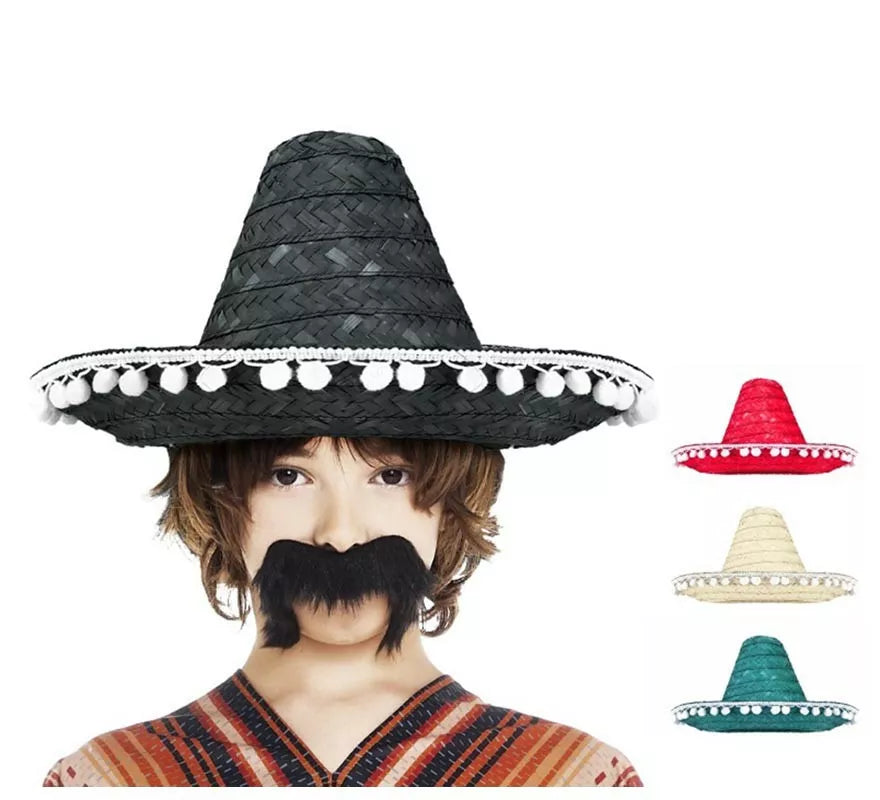 Translation missing: pt-PT.Sombrero Mexicano infantil de 35 cm colores surtidos