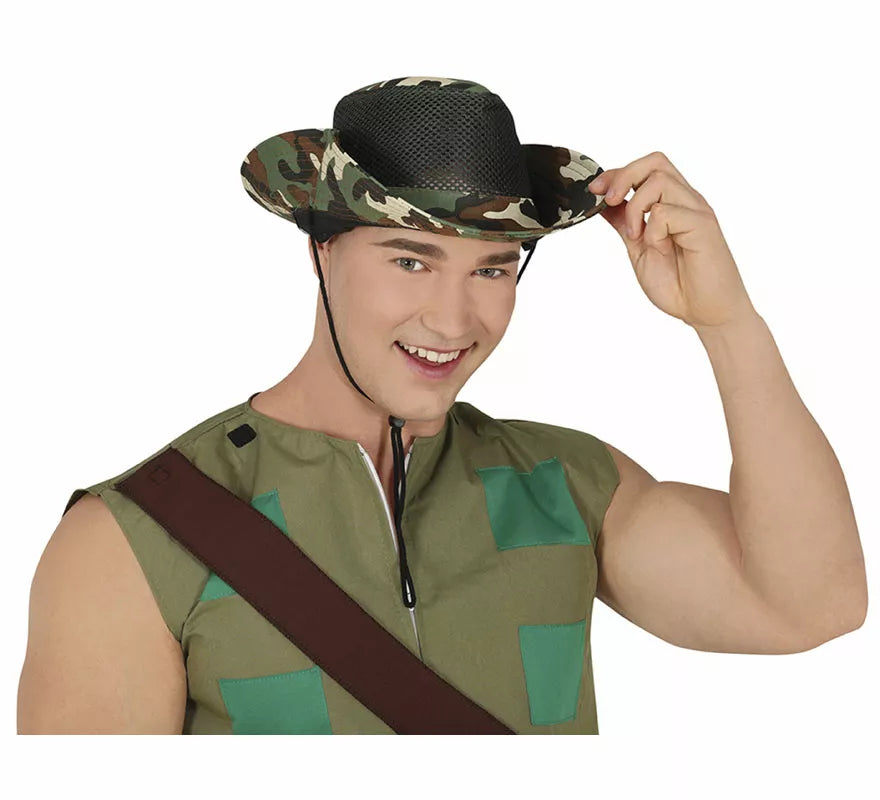 Translation missing: pt-PT.Sombrero Militar con rejilla adulto