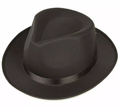 Chapéu Gangster Preto Ajustável