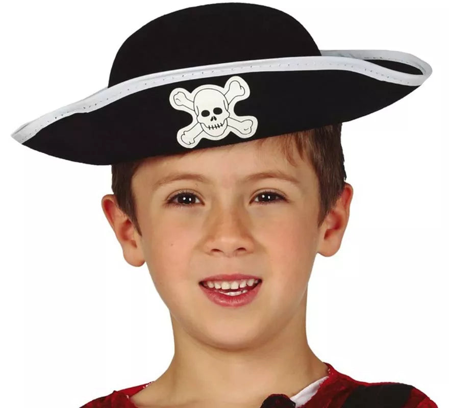 Translation missing: pt-PT.Sombrero Pirata de fieltro infantil