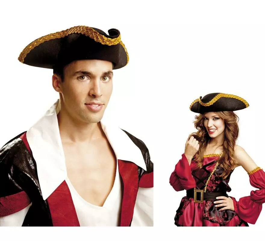 Translation missing: pt-PT.Sombrero Pirata Deluxe para adultos