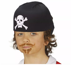 Chapéu pirata preto para crianças
