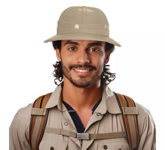 Chapéu Salacot Clássico em PVC