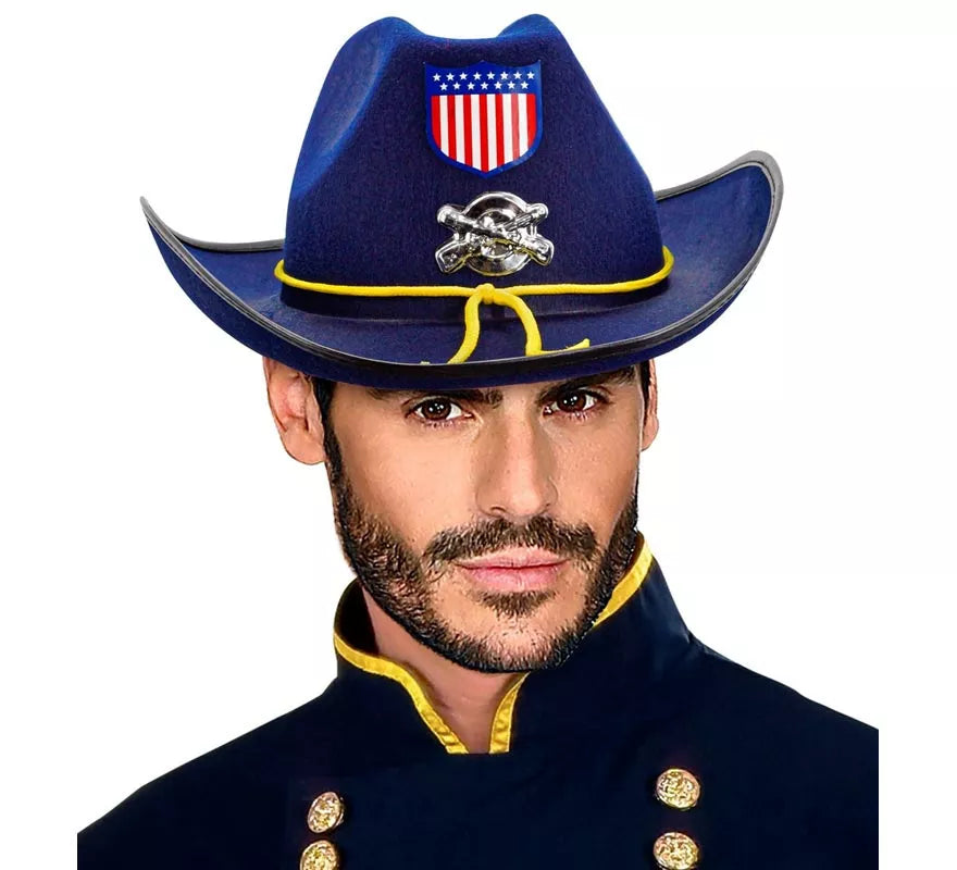 Translation missing: pt-PT.Sombrero Soldado Unionista Nordista Americano de fieltro adulto