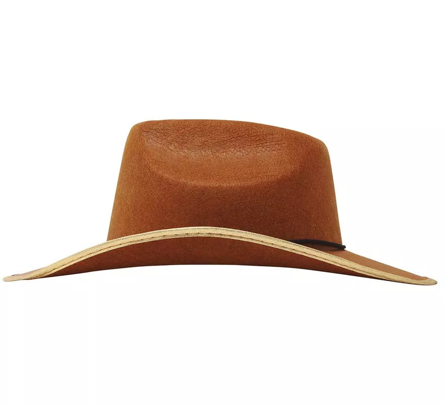 Sombrero Vaquero de fieltro marrón