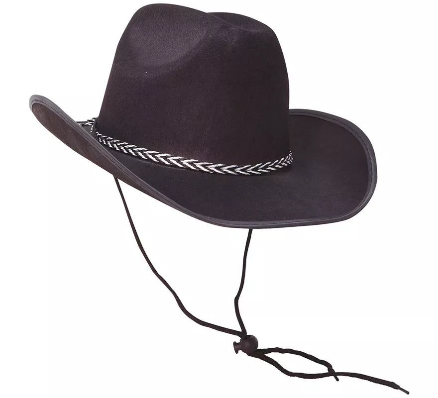 Translation missing: pt-PT.Sombrero Vaquero de fieltro negro