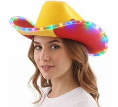 Chapéu de Cowboy de Espanha com Luz