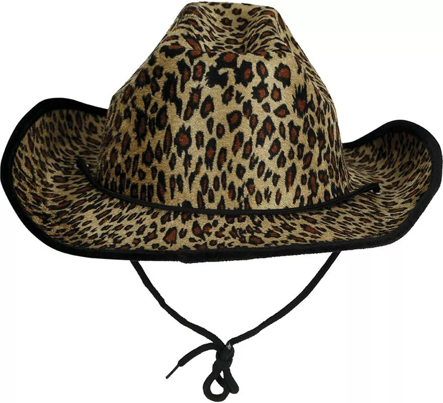Translation missing: pt-PT.Sombrero Vaquero Leopardo adultos