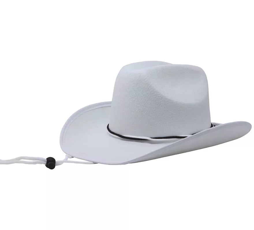 Translation missing: pt-PT.Sombrero Vaquero o Cowboy de fieltro blanco