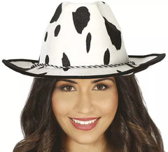 Chapéu de cowboy de veludo