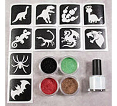 Espumante ou Dino Brilliant Powders 4x5 ml + Fix Gel