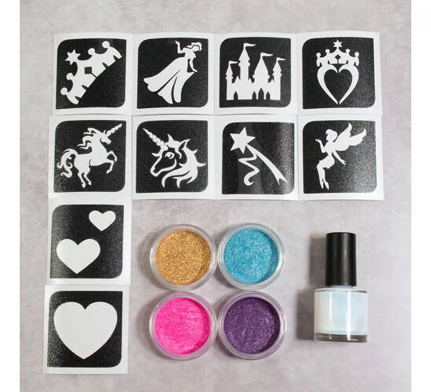 Translation missing: pt-PT.Sparkling Powder o Polvos Brillantes Princess 4x5 ml + Fix Gel