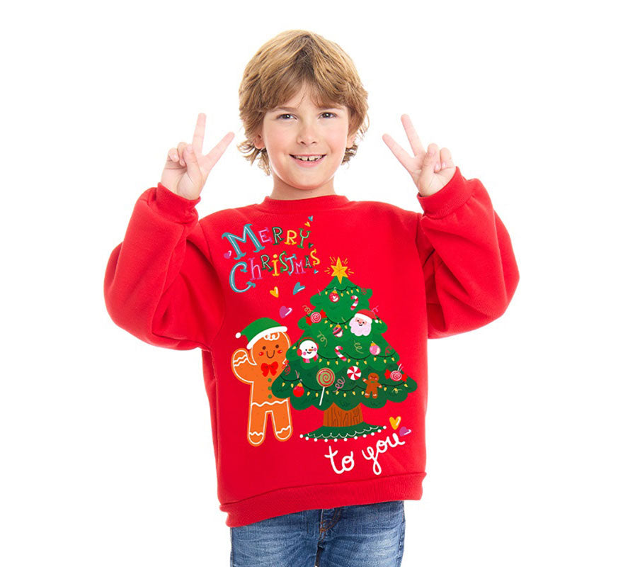 Translation missing: pt-PT.Sudadera Merry Christmas para niños