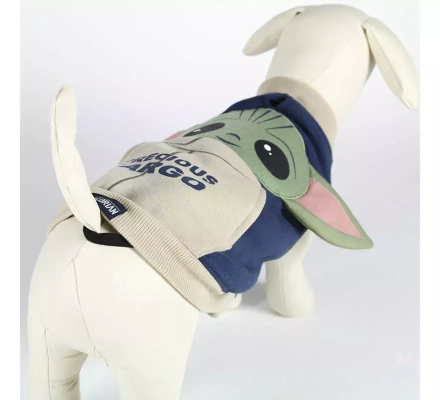 Translation missing: pt-PT.Sudadera para Perro Baby Yoda de The Mandalorian Star Wars