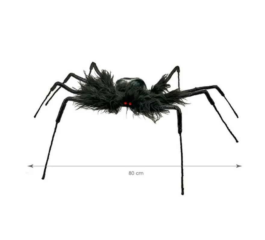 Translation missing: pt-PT.Tarántula Peluda Negra de 80 cm