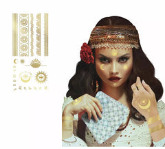 Tatuagem Dourada Média