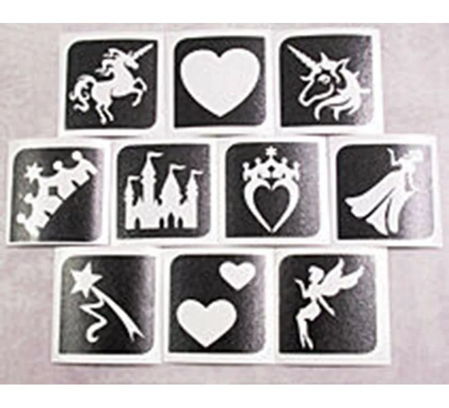 Translation missing: pt-PT.Tattoo Temporal Stencil Princess