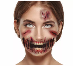 Tatuagem de Abrasões Faciais 30x14 cm