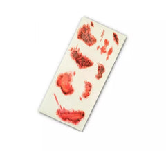Tatuagem de feridas vermelhas com sangue Fx