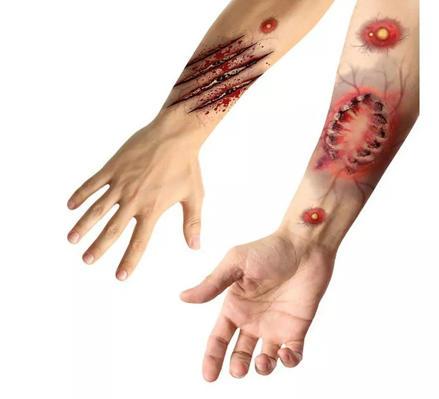 Translation missing: pt-PT.Tatuajes Adhesivos de Heridas Mordisco