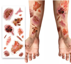 Tatuagens com feridas infectadas