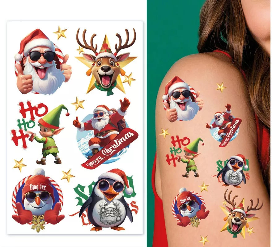 Translation missing: pt-PT.Tatuajes de Navidad modelos surtidos