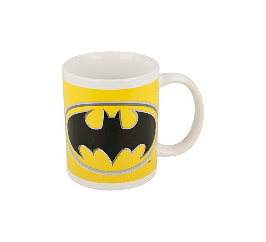 Translation missing: pt-PT.Taza Batman Dc Logo Amarillo